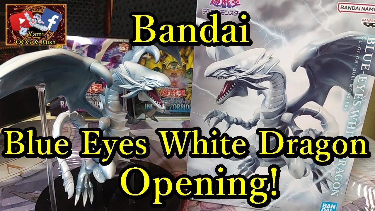 Blue Eyes White Dragon Opening Bandai Banpresto #yugioh #bandai #yugiohfigure
