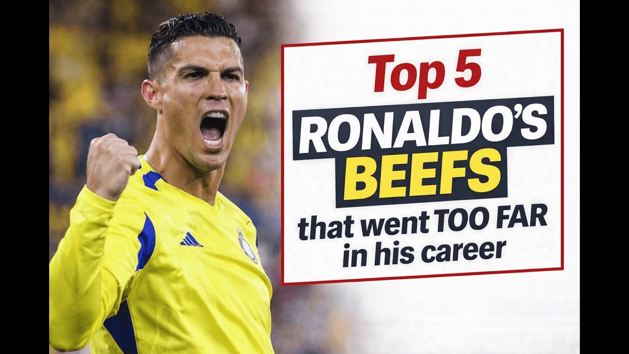 ✅Top 5 of Ronaldo’s Beefs That Went Too Far in His Career