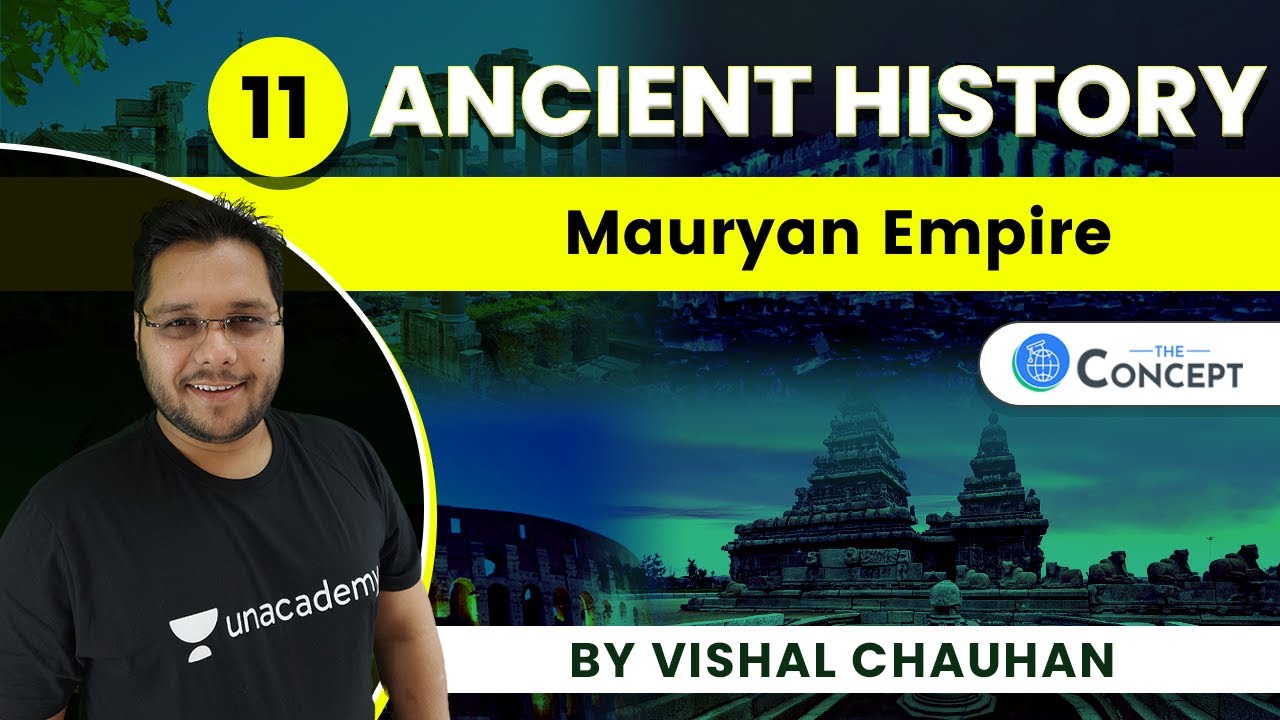 L11: Mauryan Empire | Ancient History | UPSC CSE | Vishal Chauhan