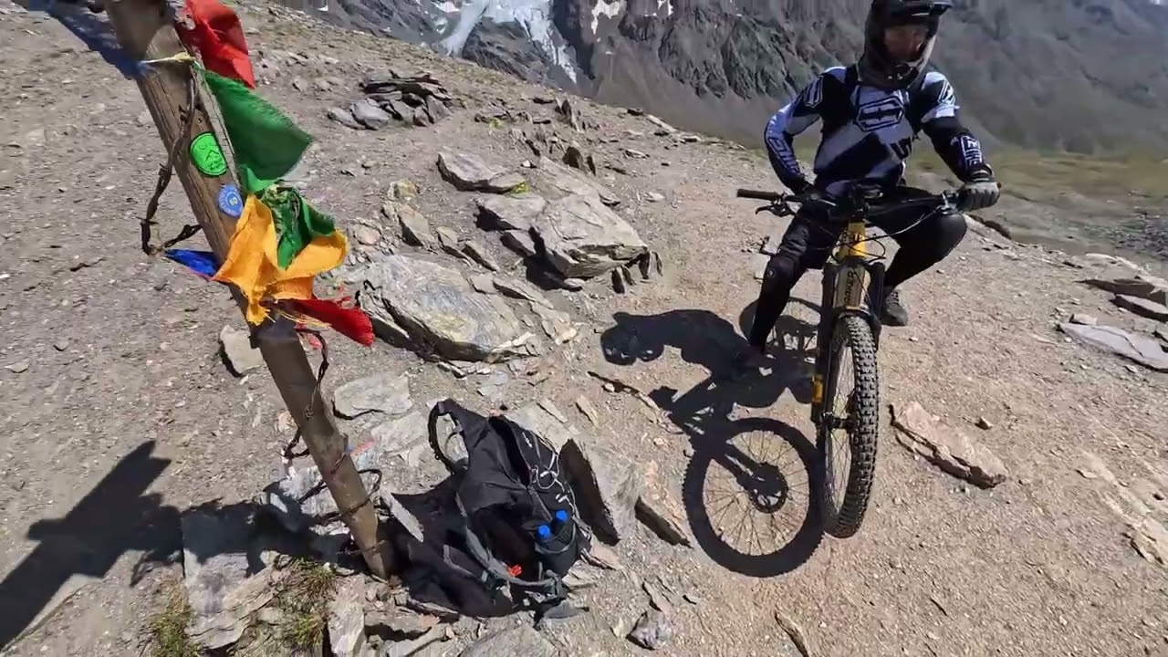 Passo Zebru' in MTB SPETTACOLARE!!!