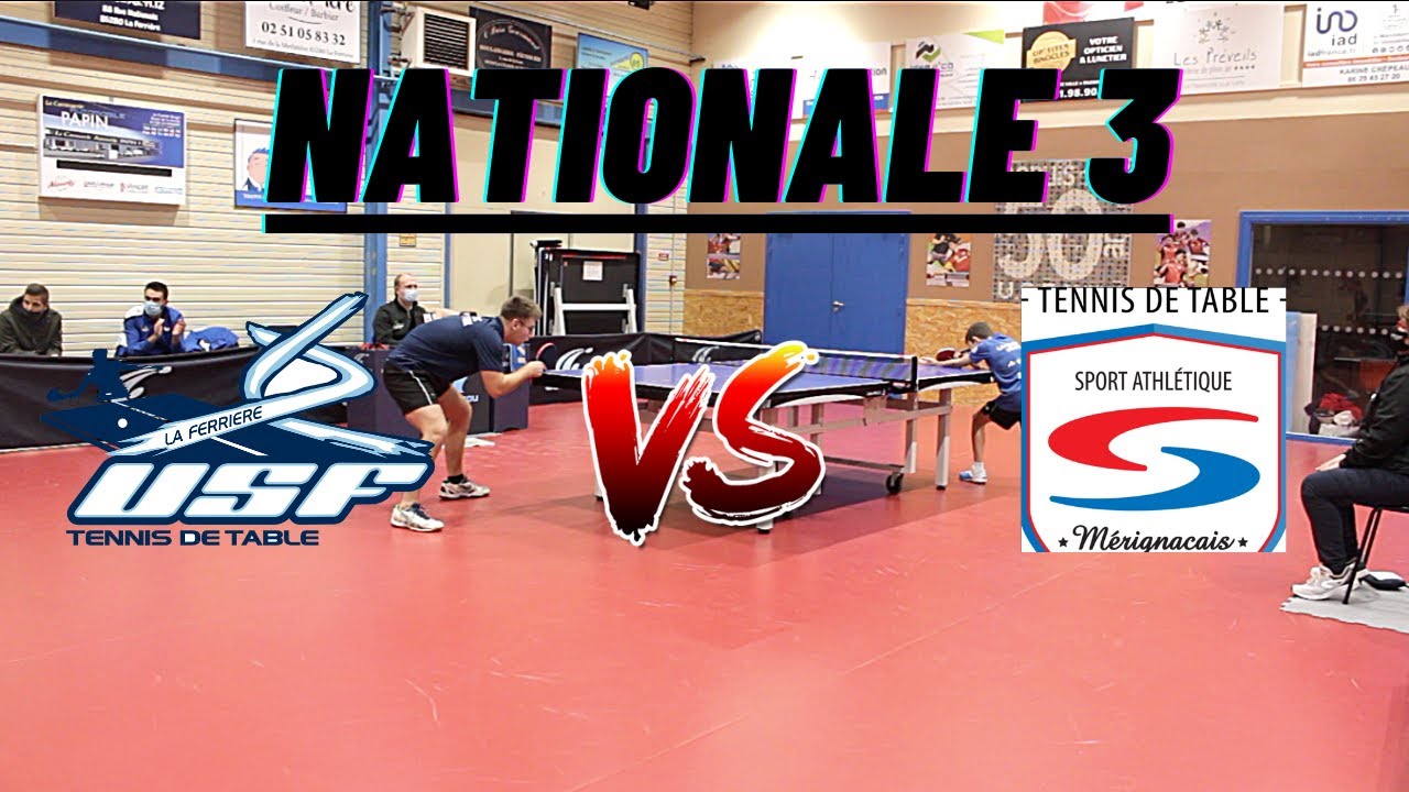 NATIONALE 3 | FERRIERE VENDEE TENNIS DE TABLE vs MERIGNAC SA | HIGHLIGHTS | Tennis de Table