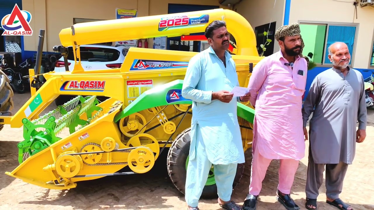 Farmers' joy after purchasing Al-Qasim Agro Engineering's Wheat Straw Chopper Machine