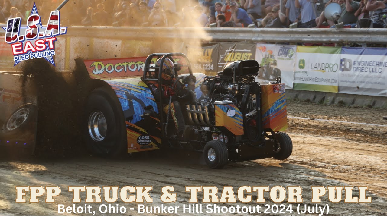 Beloit, Ohio - Full Pull Productions Truck & Tractor Pull - Bunker Hill Shootout 2024 (July Sat.)