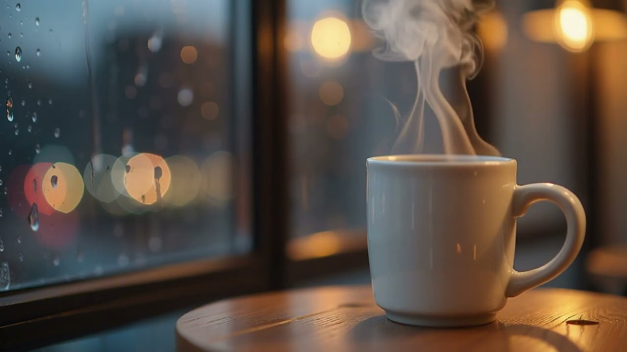 Rainy Coffee Shop ☕️ Cello & Piano Lo-Fi | Cozy Jazz Beats for Relaxing, Studying & Focus