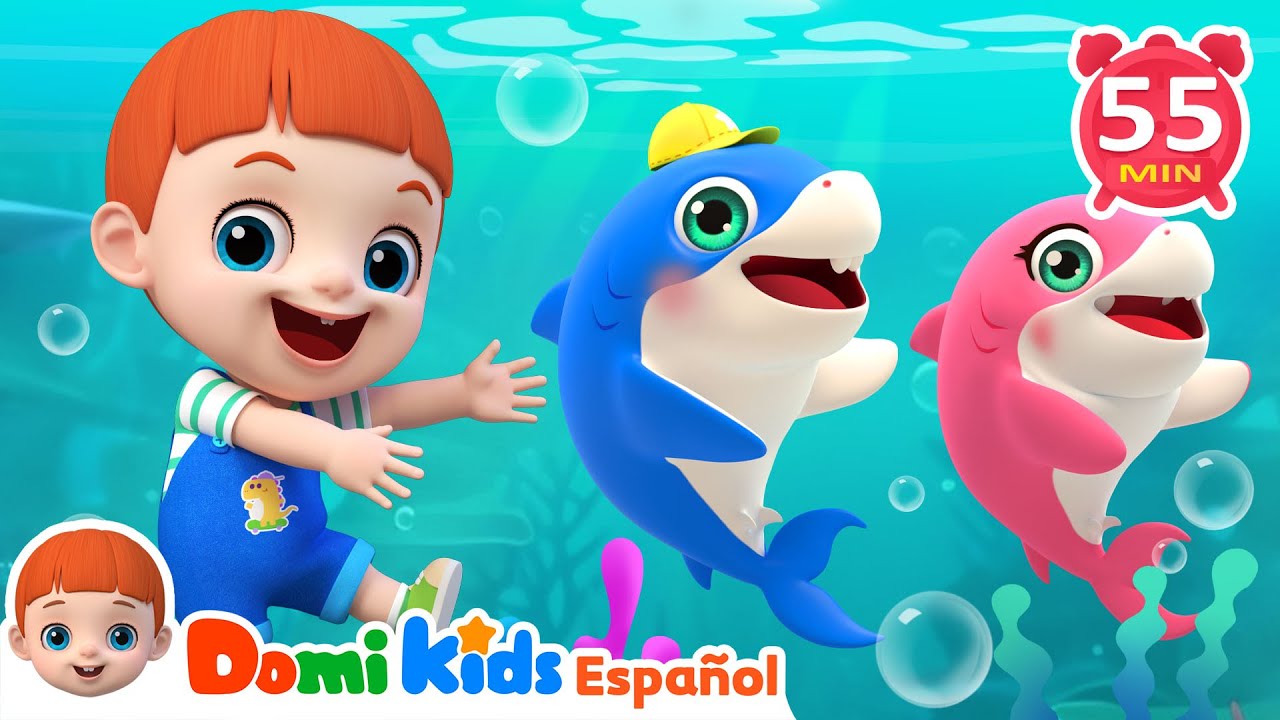 Colección de Canciones Infantiles | Tiburón bebé y Más | Domi Kids en Español