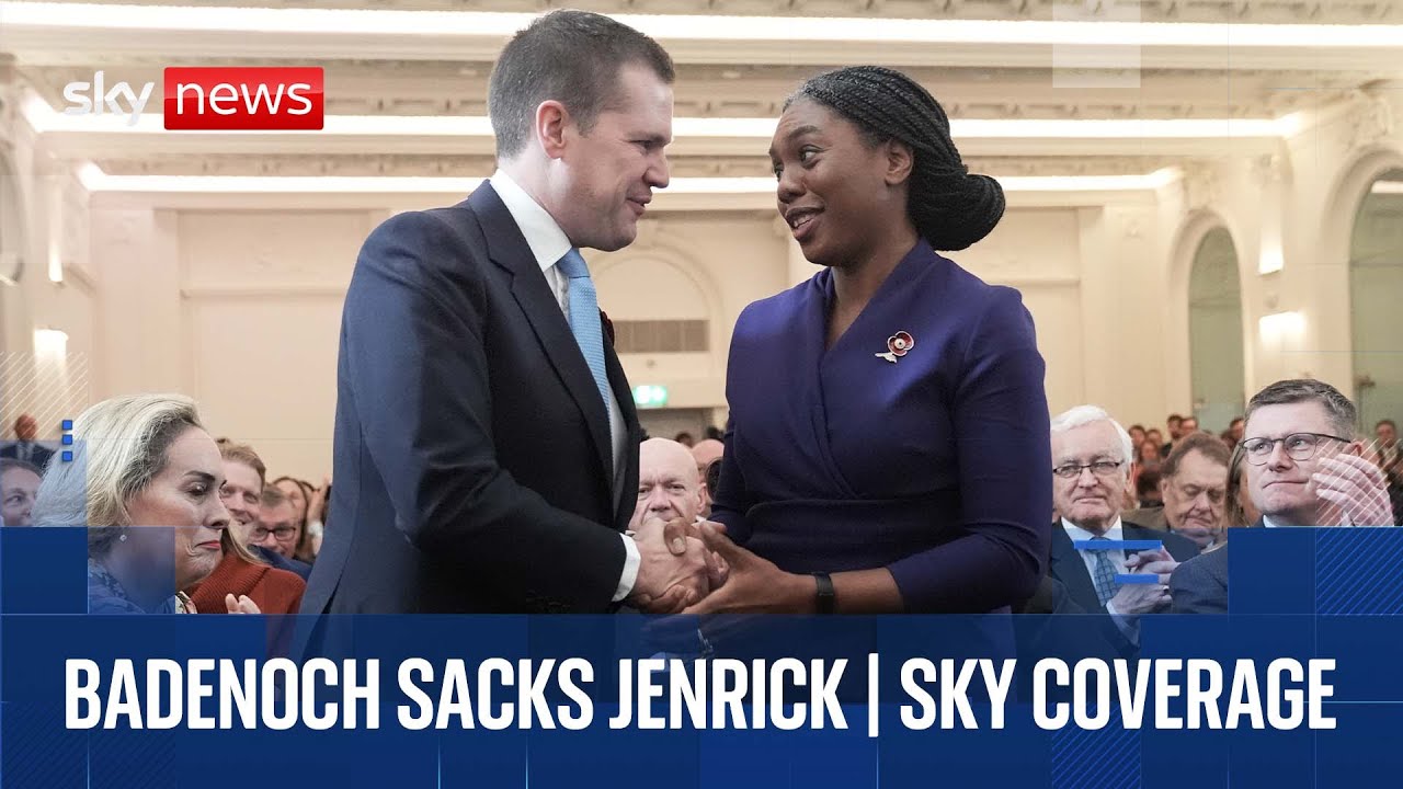 Kemi Badenoch sacks Robert Jenrick over 'plot' | Sky News coverage and analysis