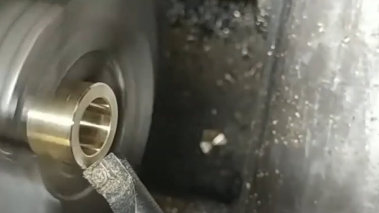 Dirtbike clutch actuator repair with brass bushing to replace the bearing and save the worn shaft