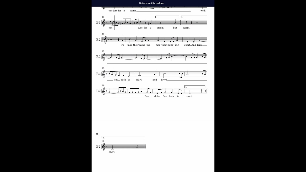 But ere we this perform | BRUJA 2 | Dido & Aeneas