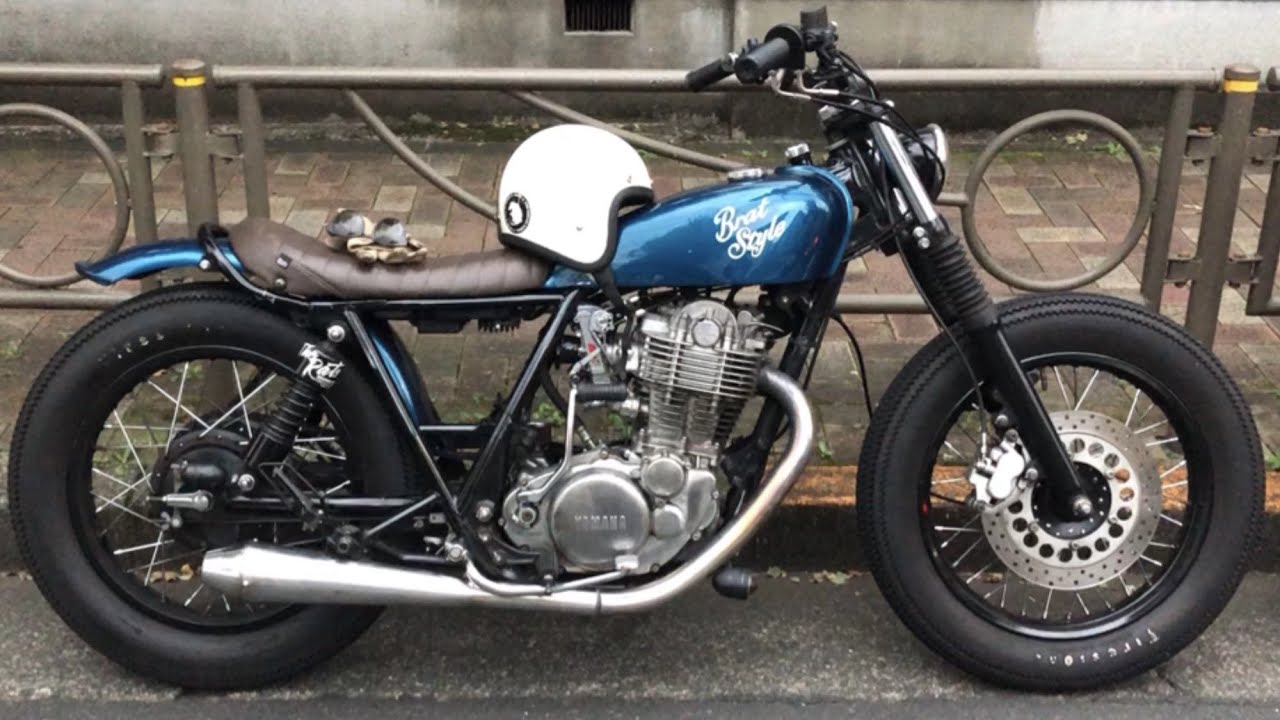 【バイク紹介＃1】SR400（Brat style）埼玉県　RYOくん　＃sr ＃FCR ＃キャブ　＃単気筒　＃ヤマハ　＃Yamaha #bike＃バイク　＃マフラー　＃フレーム　＃リジット　＃タイヤ