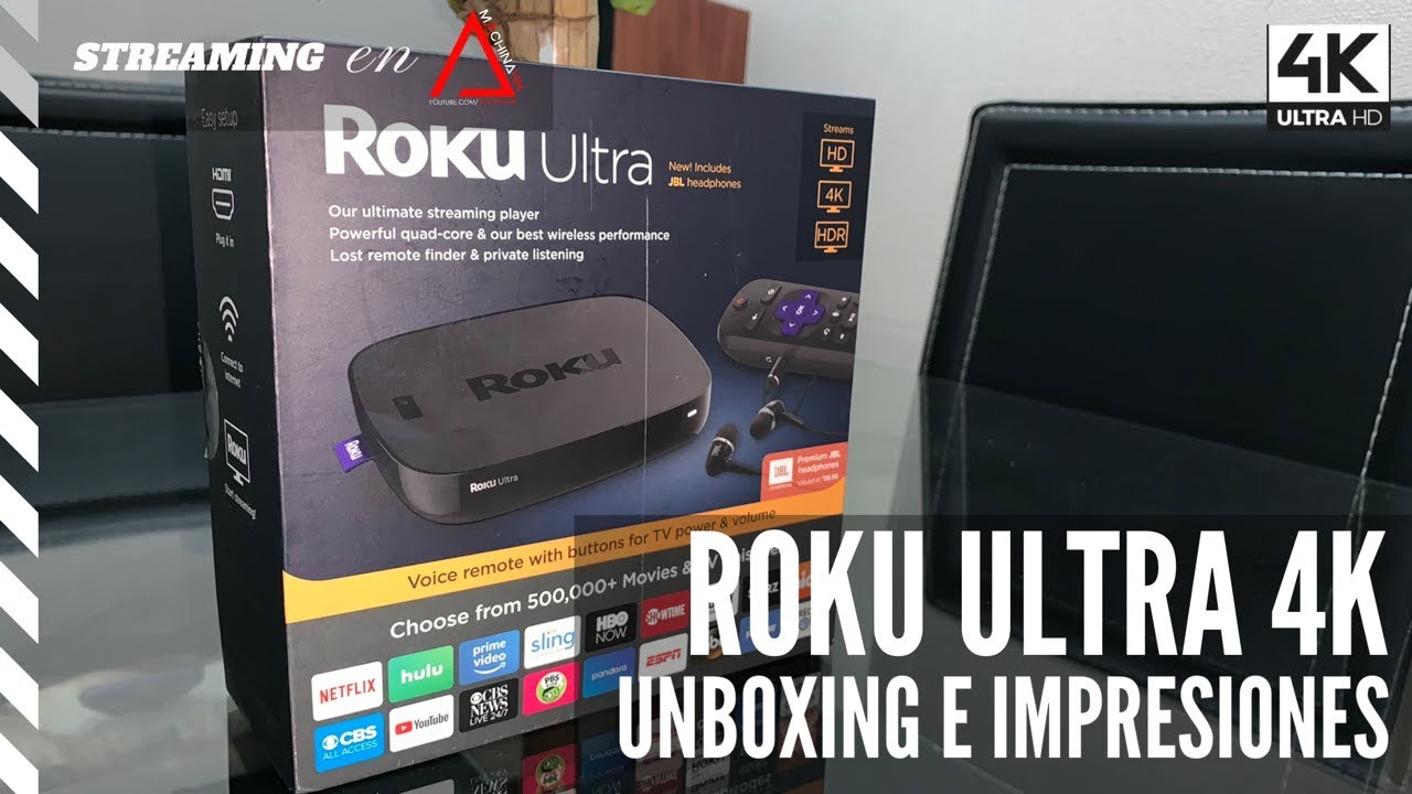 Roku Ultra 4K HDR Unboxing e Impresiones de la Caja más potente de Roku