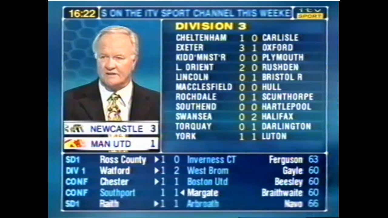 The Goal Rush (ITV) 15 September 2001
