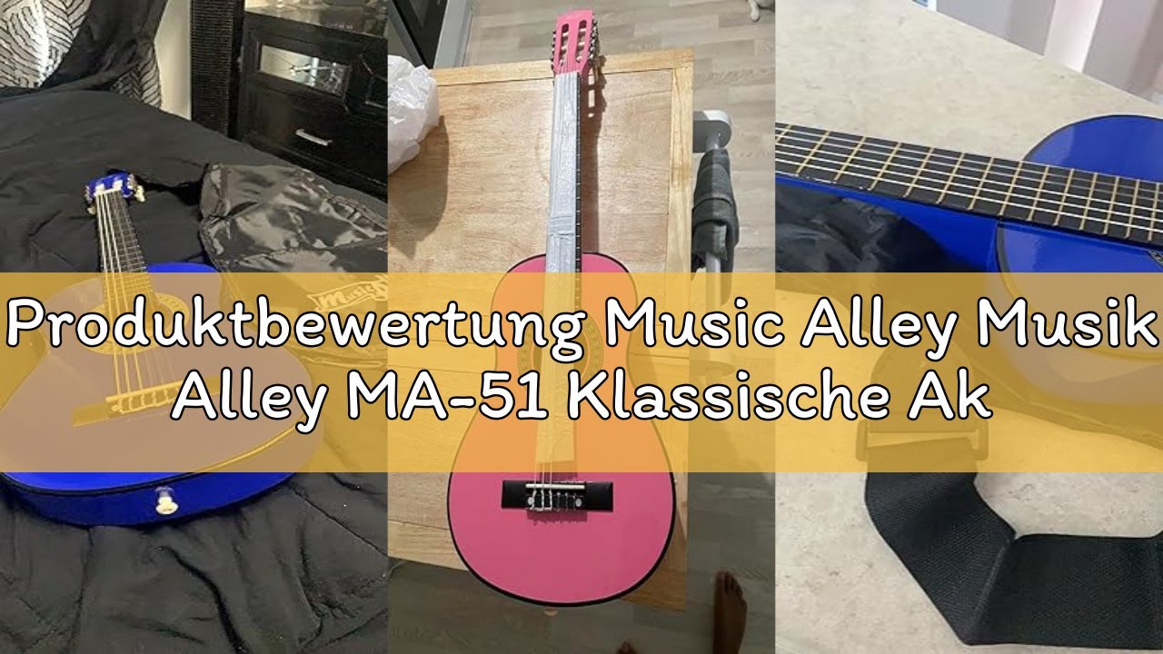 Produktbewertung Music Alley Musik Alley MA-51 Klassische Akustikgitarre Kindergitarre und Junior-Gi