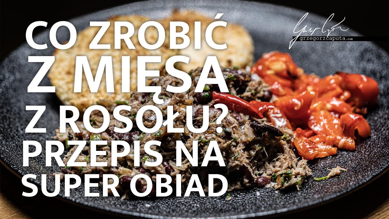 MIĘSO Z ROSOŁU - JAK ZROBIĆ SUPER PYSZNY OBIAD Z MIĘSA Z ROSOŁU? - 4K