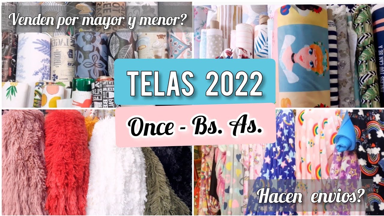 TELAS DE ONCE - Info 2022 - Precios actualizados - Por metro y por mayor