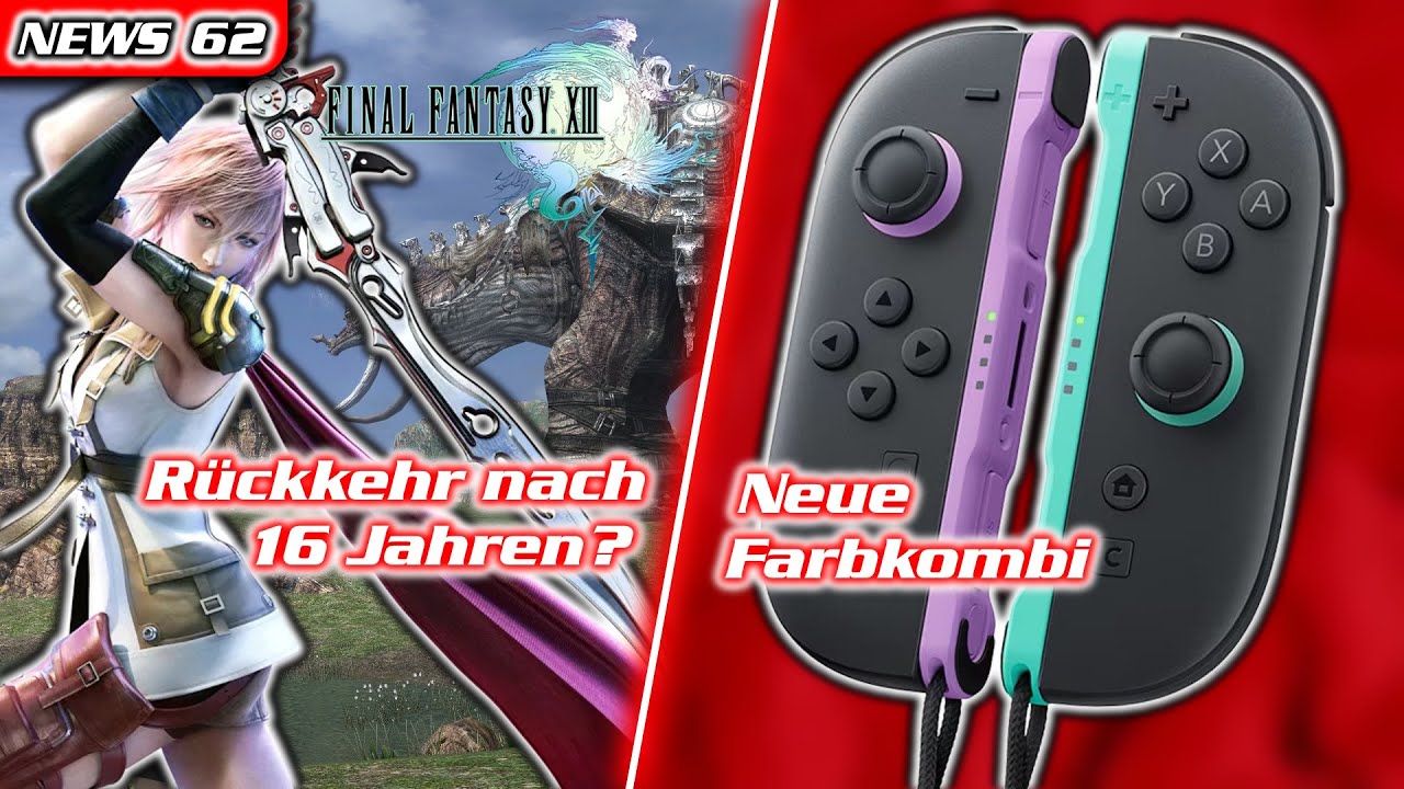 Rückkehr von Final Fantasy XIII? | Neue Joy-Cons auf dem Weg! | Nintendo News 62