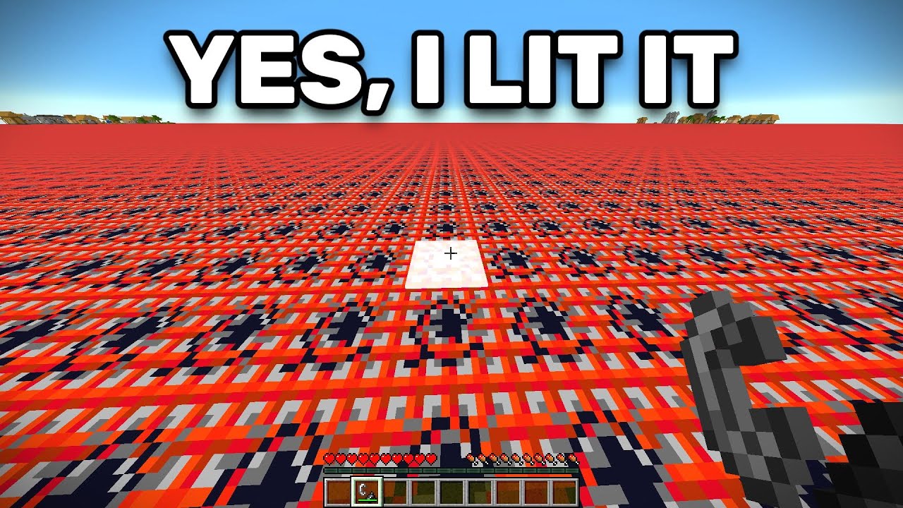 Destroying my PC with TNT in Minecraft