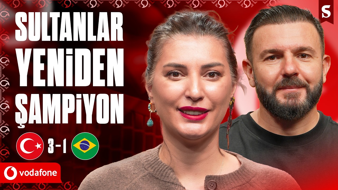 VNL&rsquo;DE ŞAMPİYON FİLENİN SULTANLARI! 🇹🇷 T&uuml;rkiye 3-1 Brezilya 🇧🇷 Ma&ccedil; Sonu | Voleybol Nesli #13