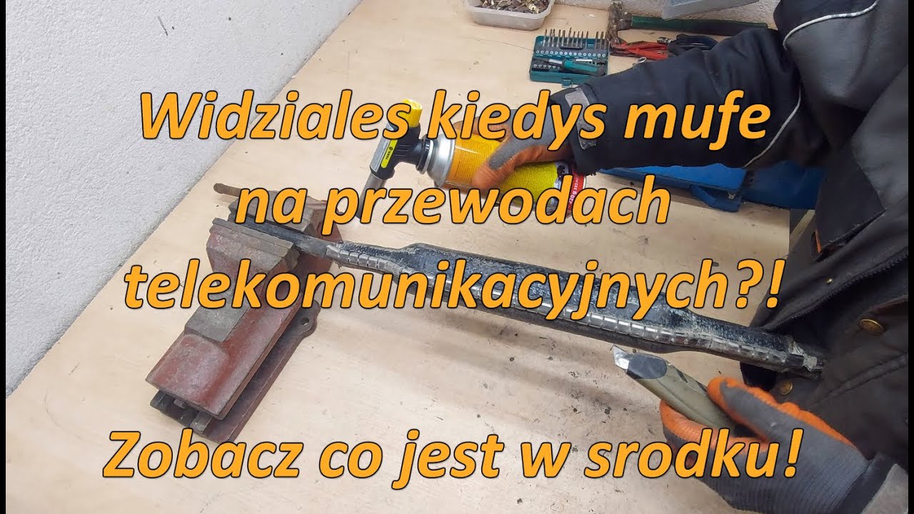 Mufa na przewodach telefonicznych! Jak wygląda w środku?!