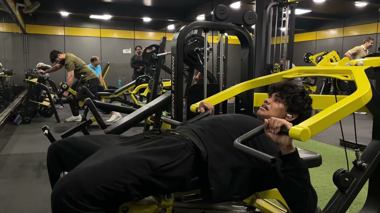 Chest + shoulders (david laid workout)