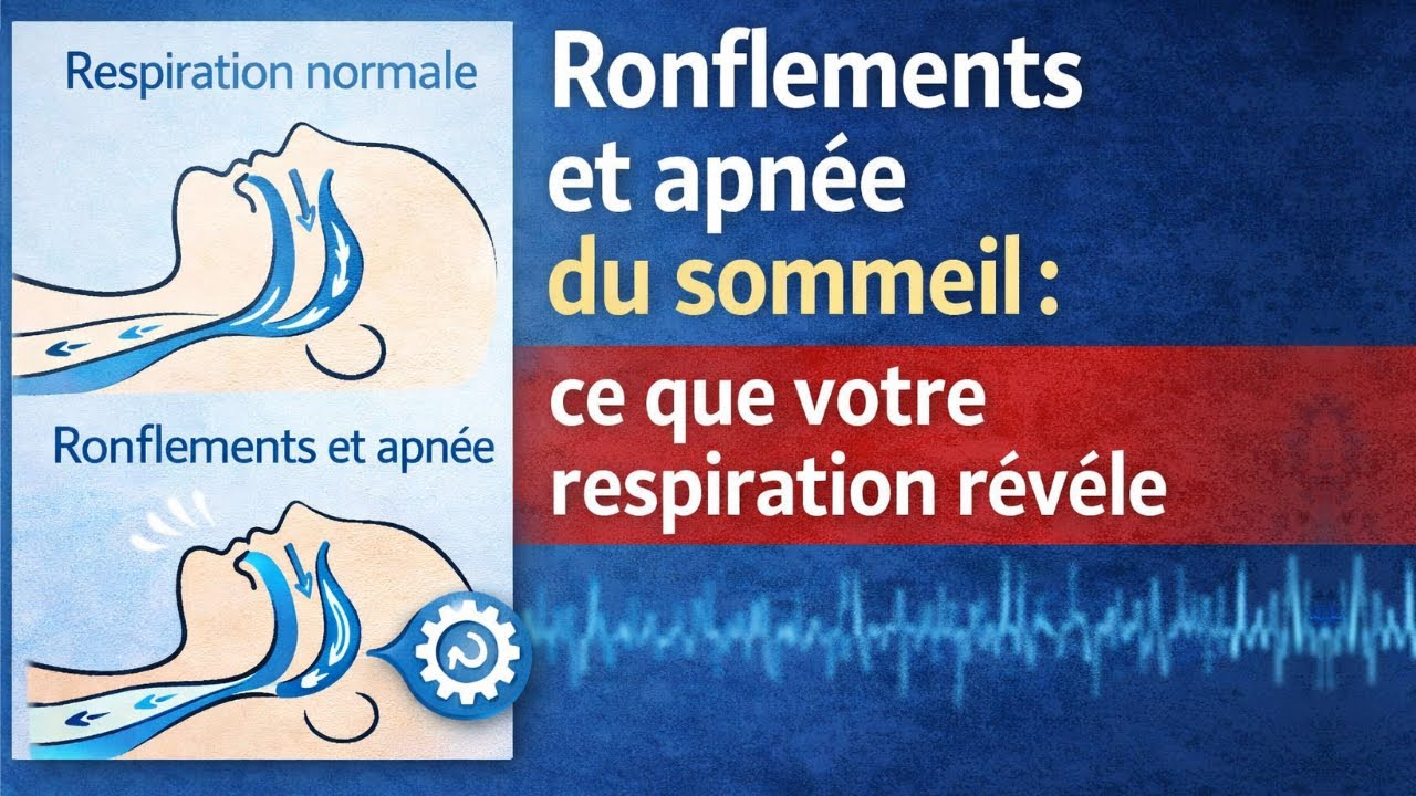 Ronflements et apn&eacute;e du sommeil : ce que votre respiration r&eacute;v&egrave;le!