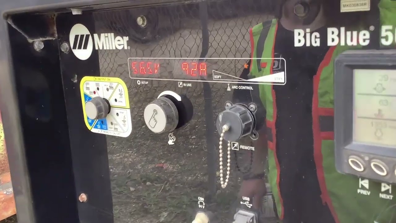 Miller Diesel Welder Generator Big Blue 500 Pro