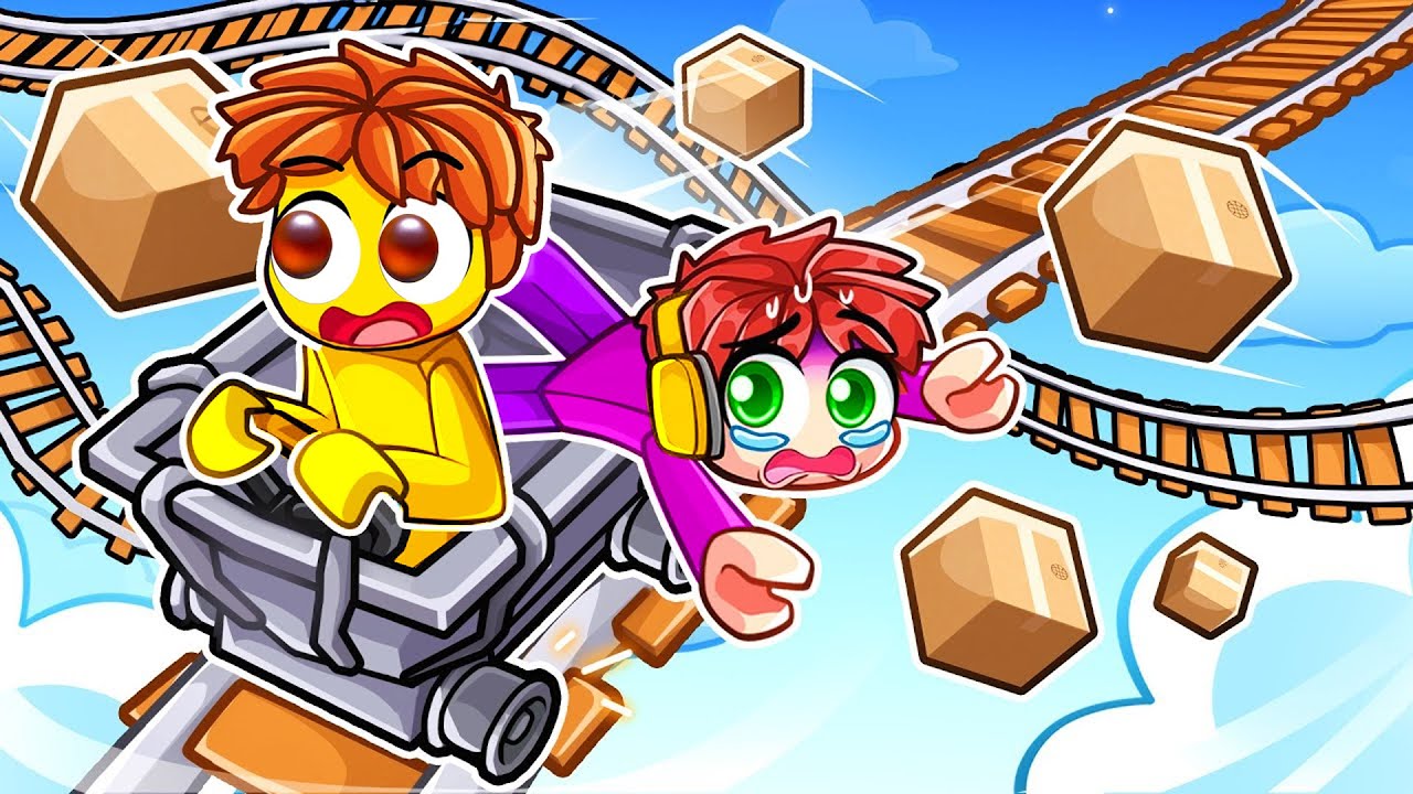 BRAXI muss auf einer ACHTERBAHN PAKETE LIEFERN sonst STIRBT ER in Roblox!