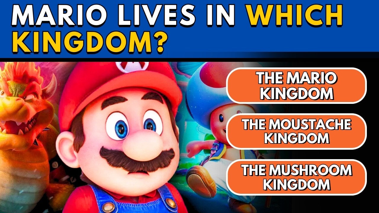 Super Mario Trivia Challenge That 90%  FAIL! (Hard Level)
