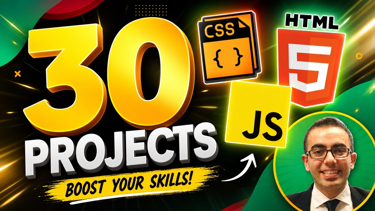 HTML CSS JS projects (Beginner): 30 projects using HTML CSS and JavaScript