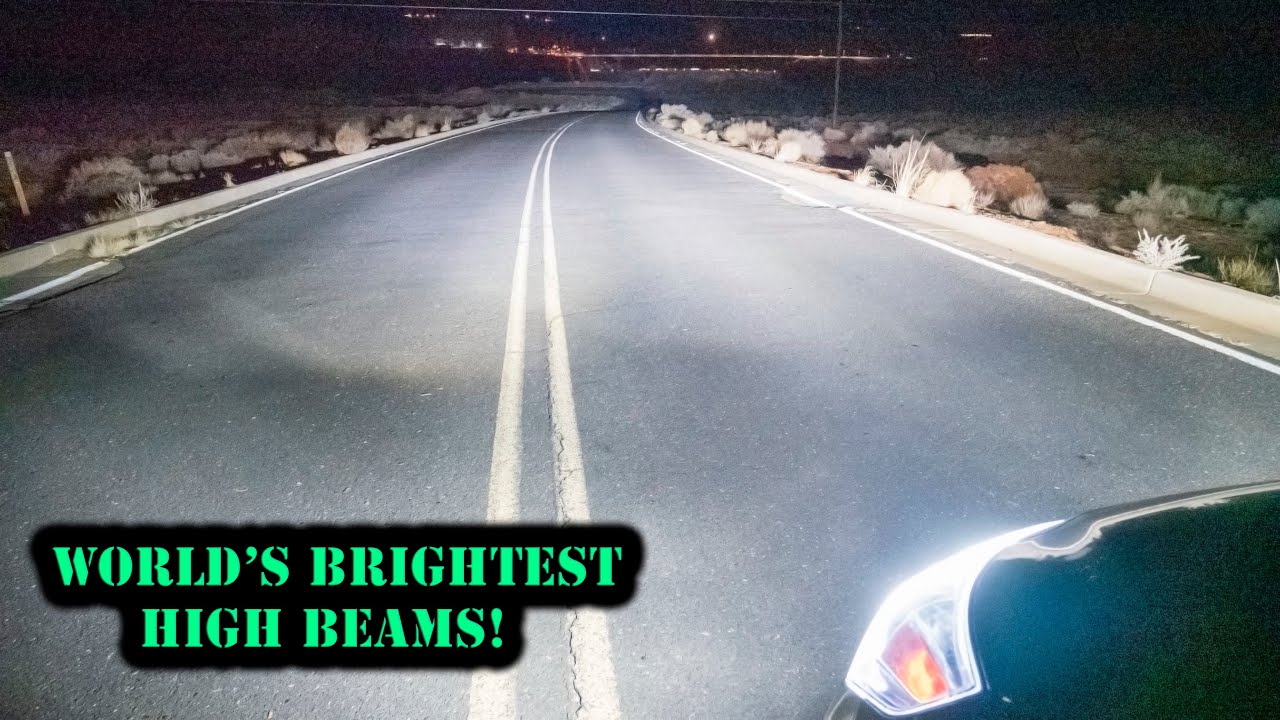 See OVER A MILE AWAY Headlights!