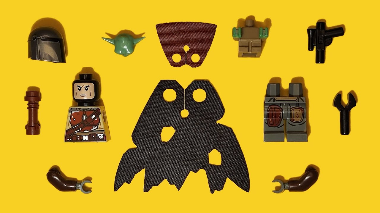 LEGO The Mandalorian & Baby Yoda | Unofficial Minifigure | Star Wars