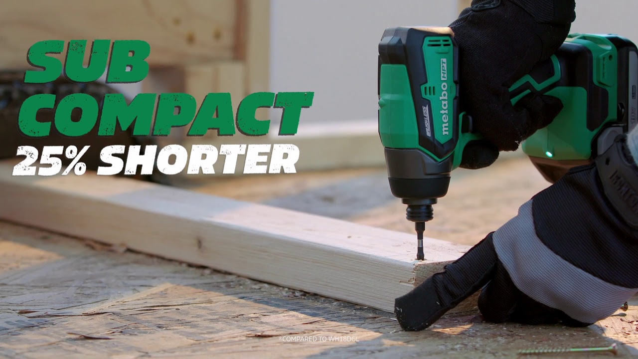 NEW 18V Sub-Compact Cordless Impact Driver | Metabo HPT WH18DDX