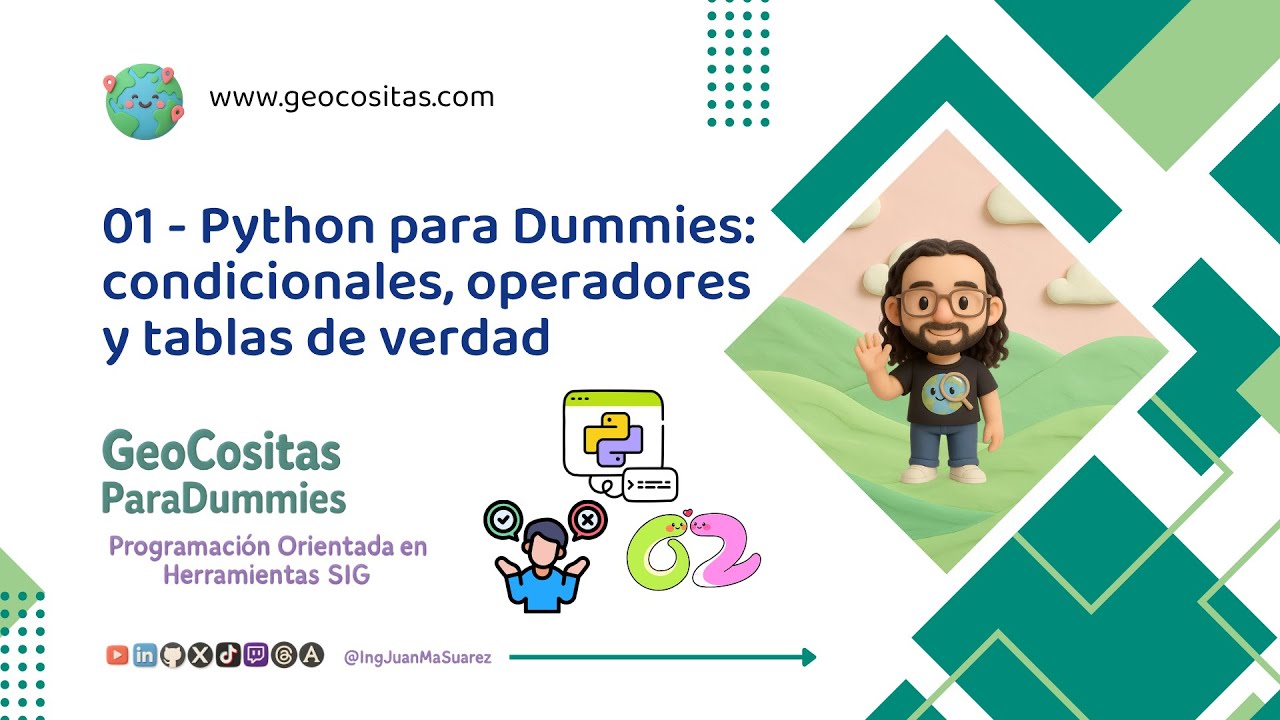 01 - Python Para Dummies - Condicionales (IF, ELSE, ELIF), Operadores (AND, OR) y Tablas de Verdad