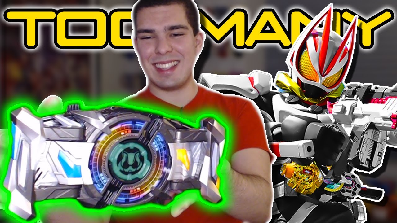 I BOUGHT TOO MANY KAMEN RIDER GEATS TOYS! (Unboxing)