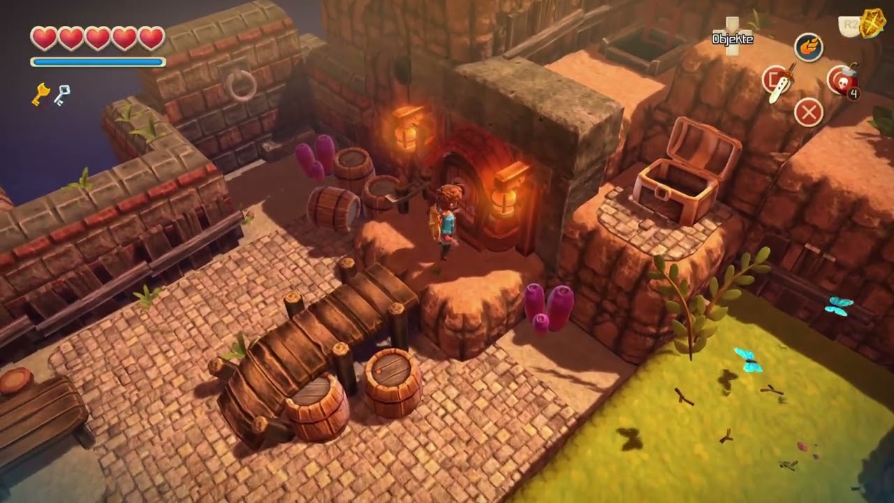 Oceanhorn: Monster of Uncharted Seas - Alte Festung den Eiszauber bekommen + Friedhofsinsel Erkundet
