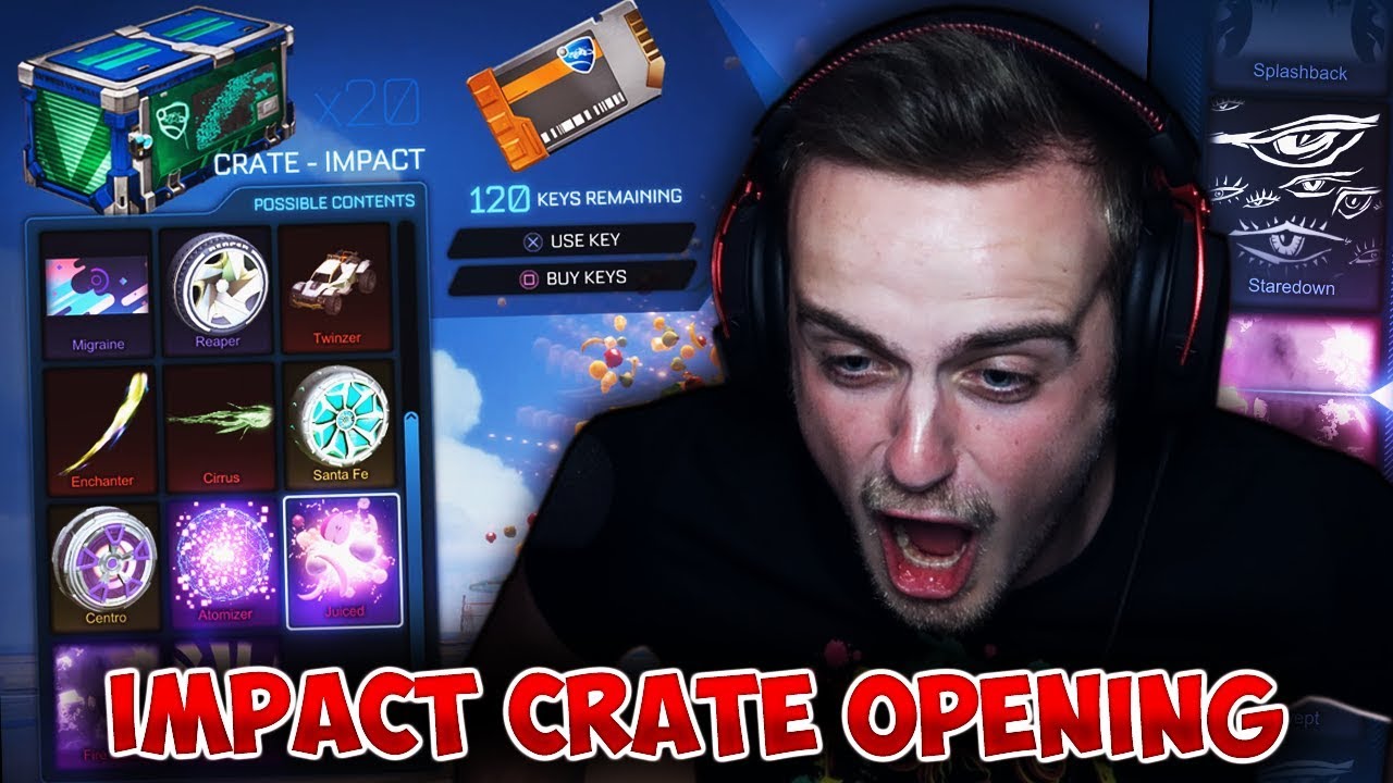 *FIRE GOD* The WORLD'S BEST 20 Impact Crate Opening! | NEW Salty Shores Rocket League Update!