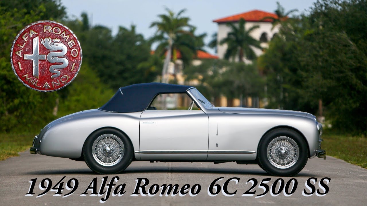 1949 Alfa Romeo 6C 2500 SS Cabriolet by Pininfaria