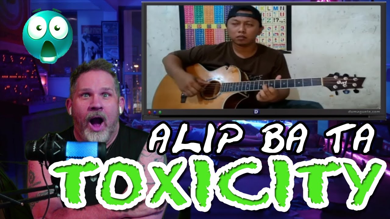 Rock Singer reacts to Alip Ba Ta - Toxicity (fingerstyle)