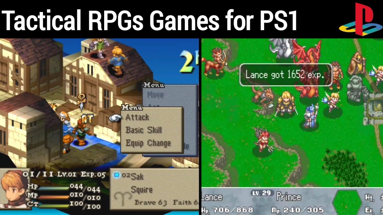 Top 15 Best Tactical RPGs Games for PS1