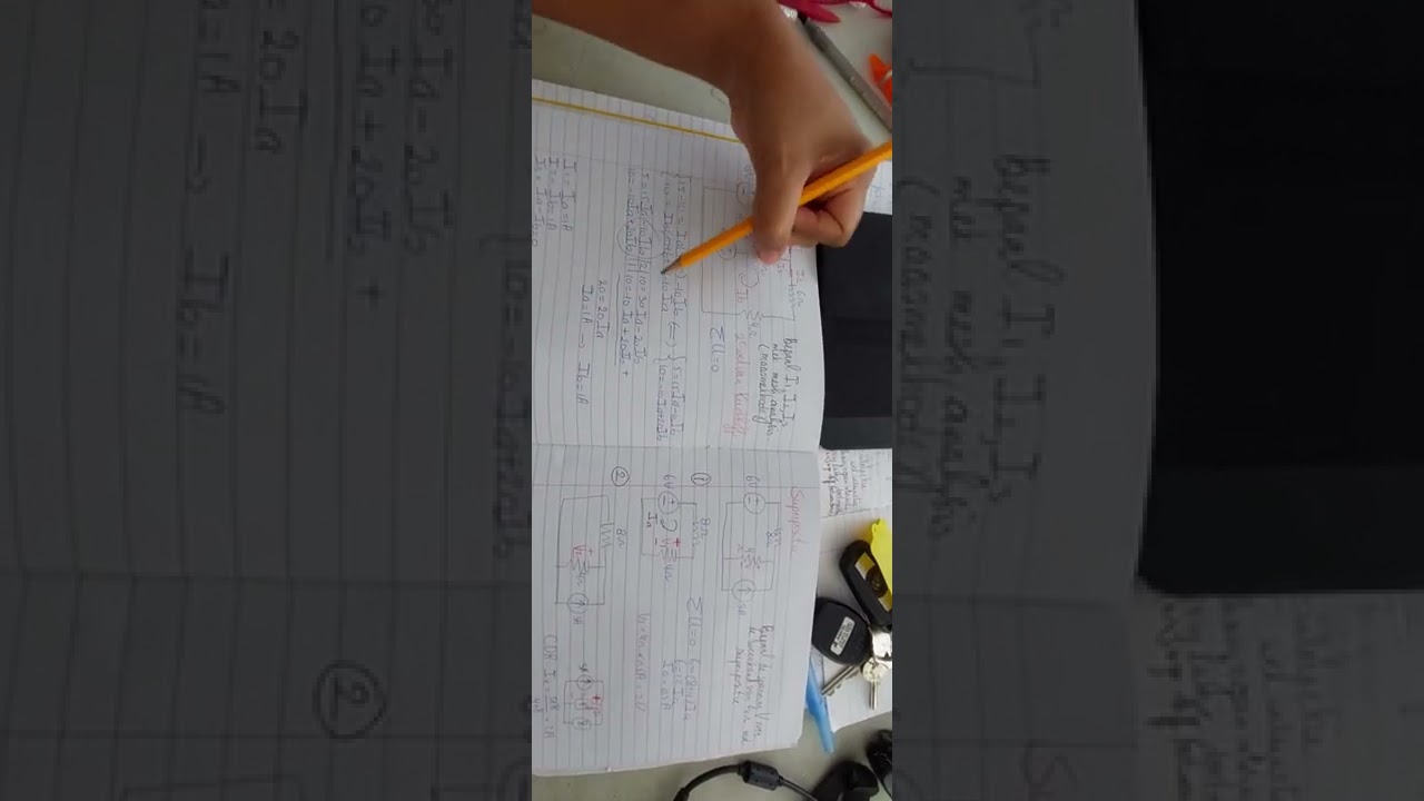 mesh analysis. maasmethode. Kirchhoff's second Law