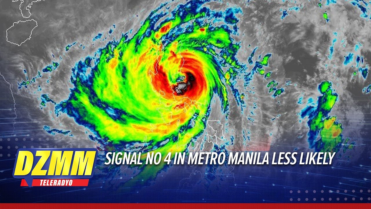 Signal No. 4 in Metro Manila less likely - PAGASA | DZMM Teleradyo