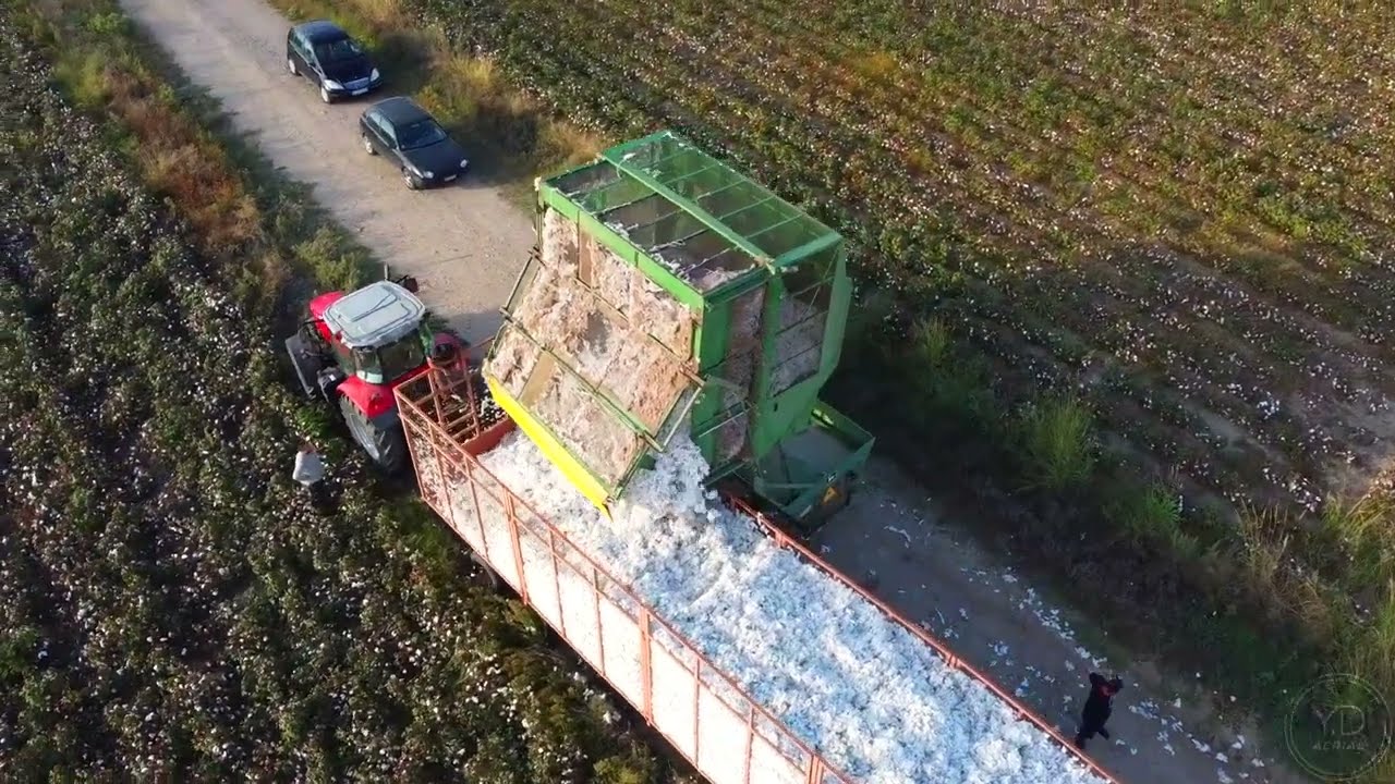 Συγκομιδή Βαμβακιού, Κομοτηνή - #YDAerial