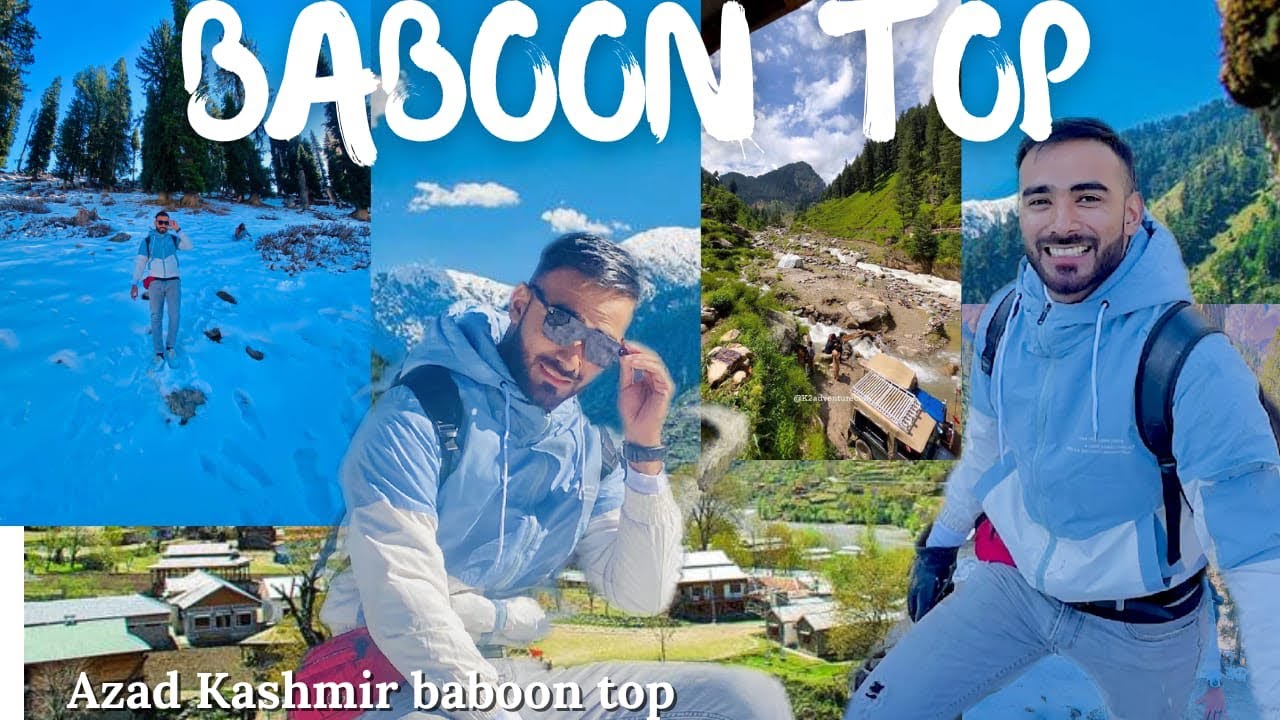 GCU university trip to azad Kashmir 😱🤭😘baboon top visit 