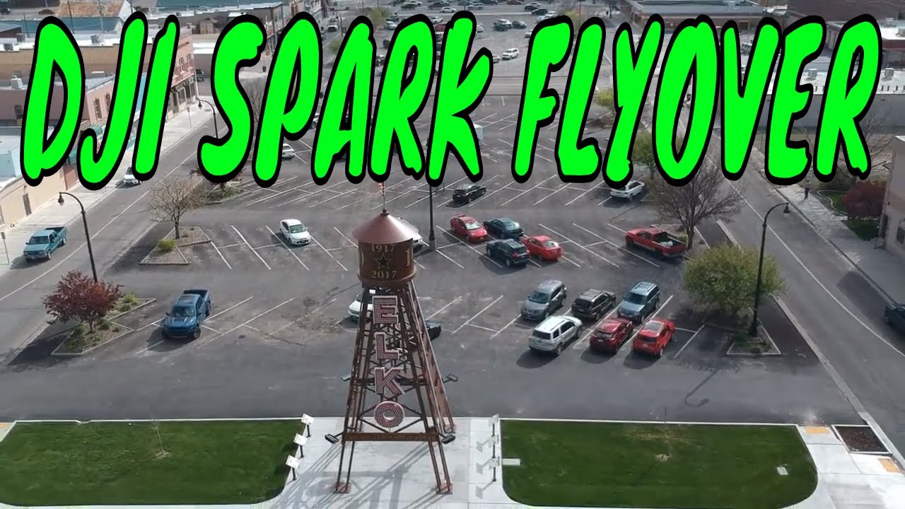 Flying Over the City Tower