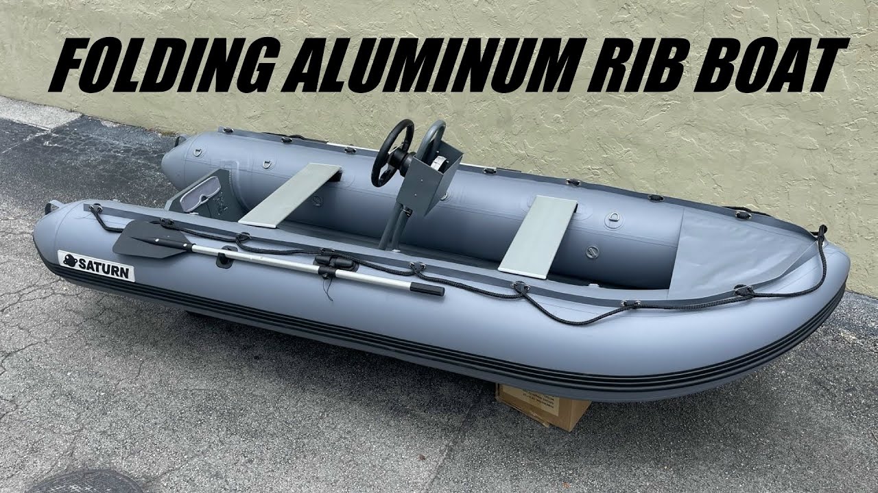 Aluminum RIB Inflatable KaBoat | Saturn Folding RIB boat | LOCAL PICKUP ONLY.