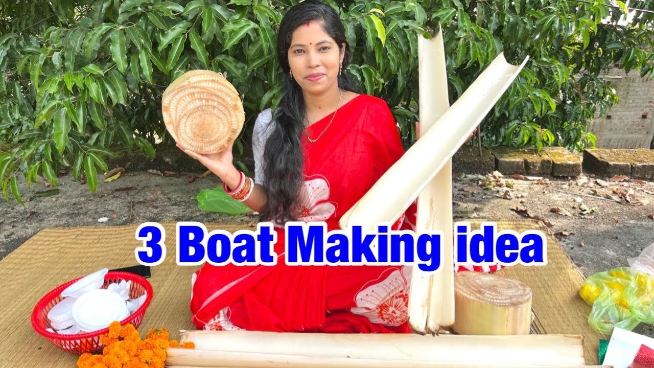 3 Easy and Beautiful Boat Making Ideas | Kartika purnima special | Danga vasa