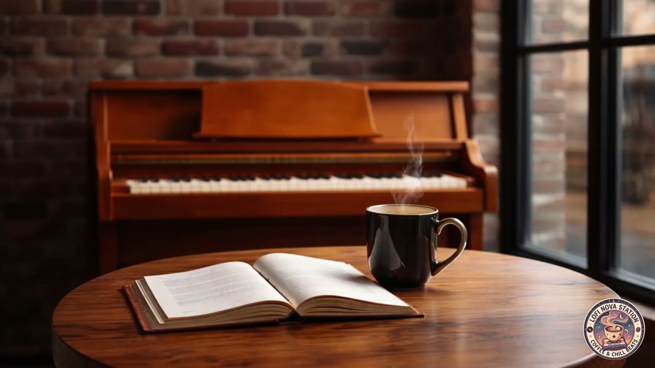 Relaxing Study Music | Cozy Coffee Shop ☕ Vol.22 – Lofi Hip Hop & Soft Jazz Piano | Chill Background