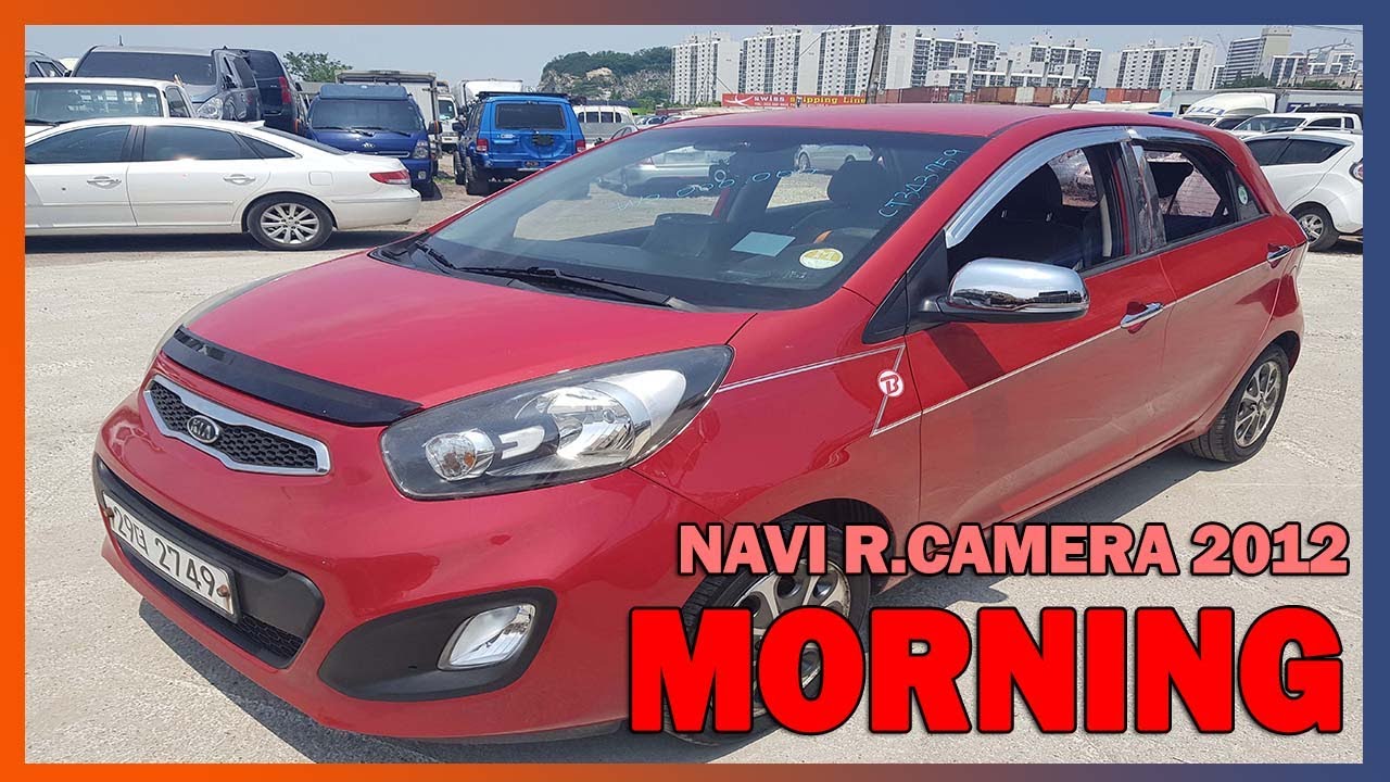 [USEDCAR BUSYMAN, Autos usados en corea] MORNING NAVI R.CAMERA RED KNABX511BCT 343759