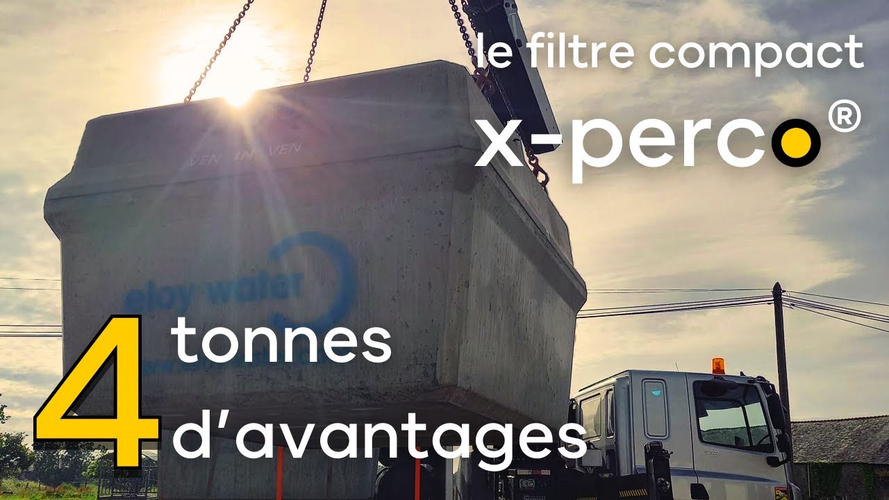 Quels sont les avantages de la gamme filtre compact d'assainissement x-perco® ?