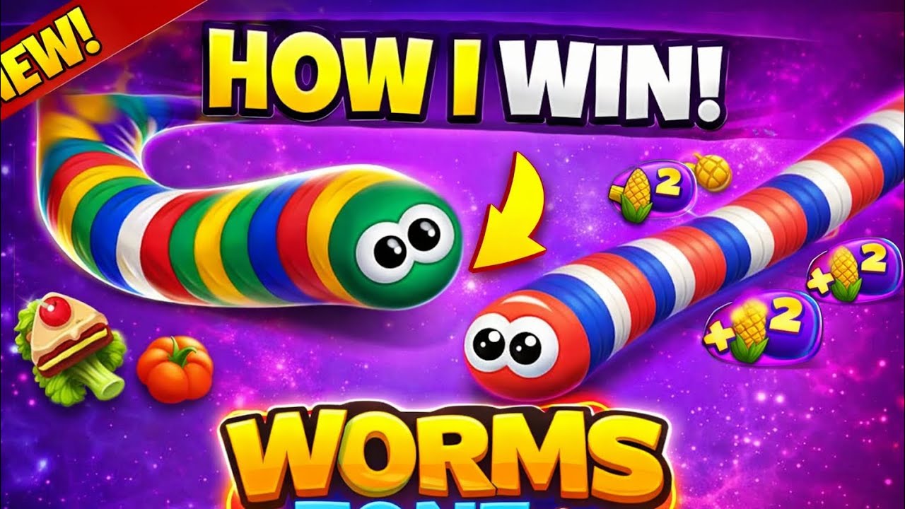Unstoppable Worm! 🔥 350K+ Score Gameplay | WormsZone.io