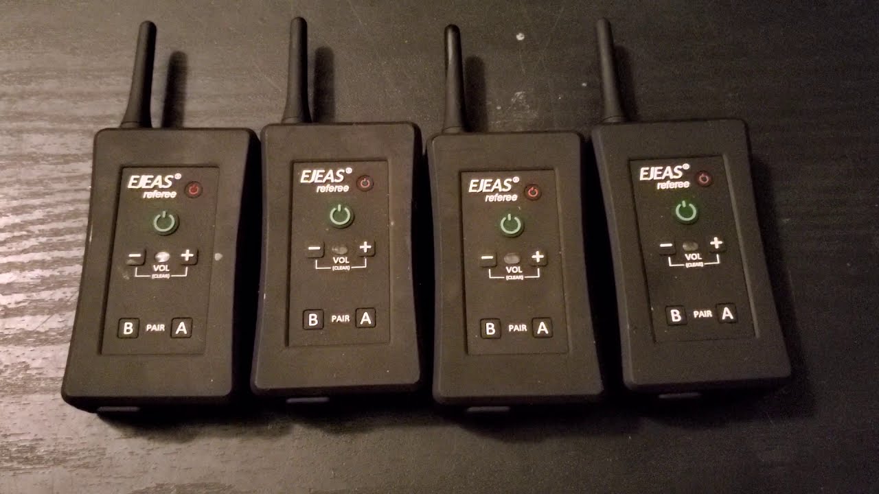 Pairing 4 EJEAS FBIM Referee Communication System Devices